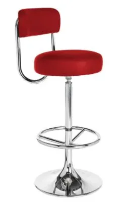 24-COBRA Barstol med crome Stel