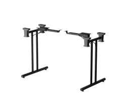 Klapstel i sort uden ramme - Til bordplader på min. 120 x 60 cm Klapstel i sort uden ramme - Til bordplader på min. 120 x 60 cm
