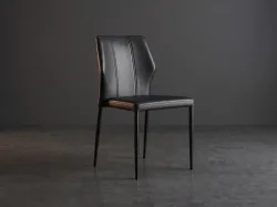 CAROLINE bænk i ægte læder