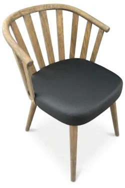Lissy Design stol - Smoked olieret massiv egetræs Lissy Design stol - Smoked olieret massiv egetræs